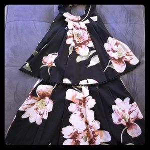 Latisse Romper with pink flowers